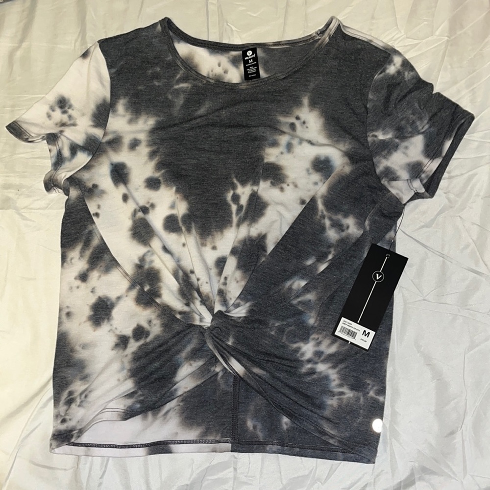 Brand new gray and white tie dye velocity shirt